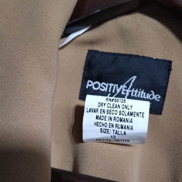 Positive Attitude Women's Camel Jacket - Picture 5 of 5